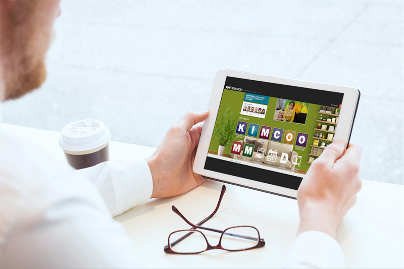 tablette avec interface e-learning