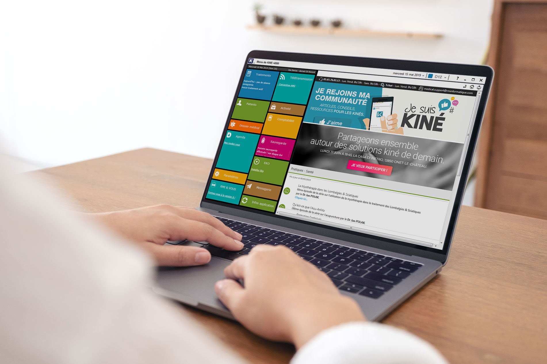 Découvrez le logiciel de gestion kiné+4000